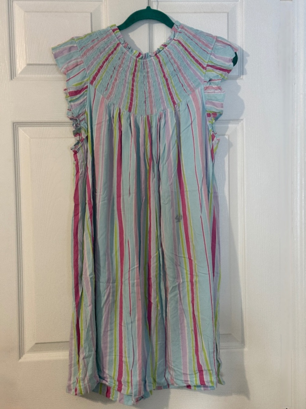 Crown & Ivy Multi Colored Stripe Sleeveless Dress size: 2x